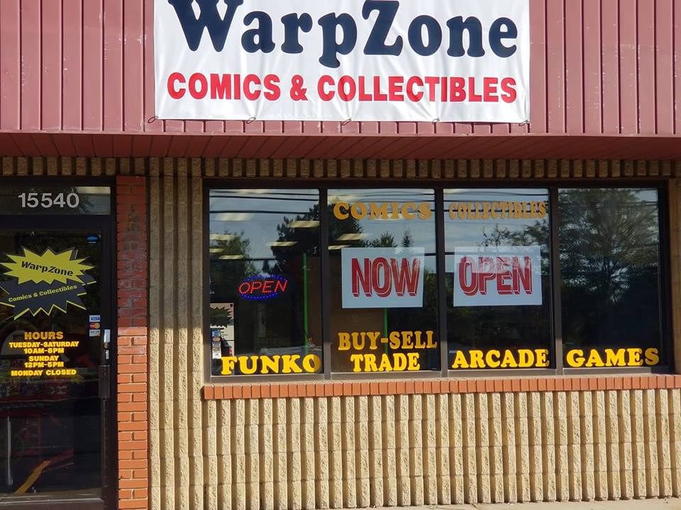 Warpzone Comics | 20930 Grange Rd, Riverview, MI 48193, USA | Phone: (734) 258-8761