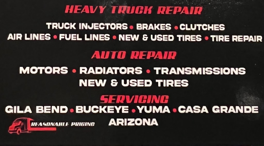 Hinojosa Auto & Truck Repair | 1106 E Pima St, Gila Bend, AZ 85337, USA | Phone: (623) 693-0323