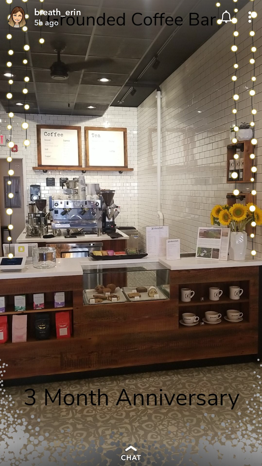 Grounded Coffee Bar Inc | 19 Ash St, Frankfort, IL 60423, USA | Phone: (815) 277-2290