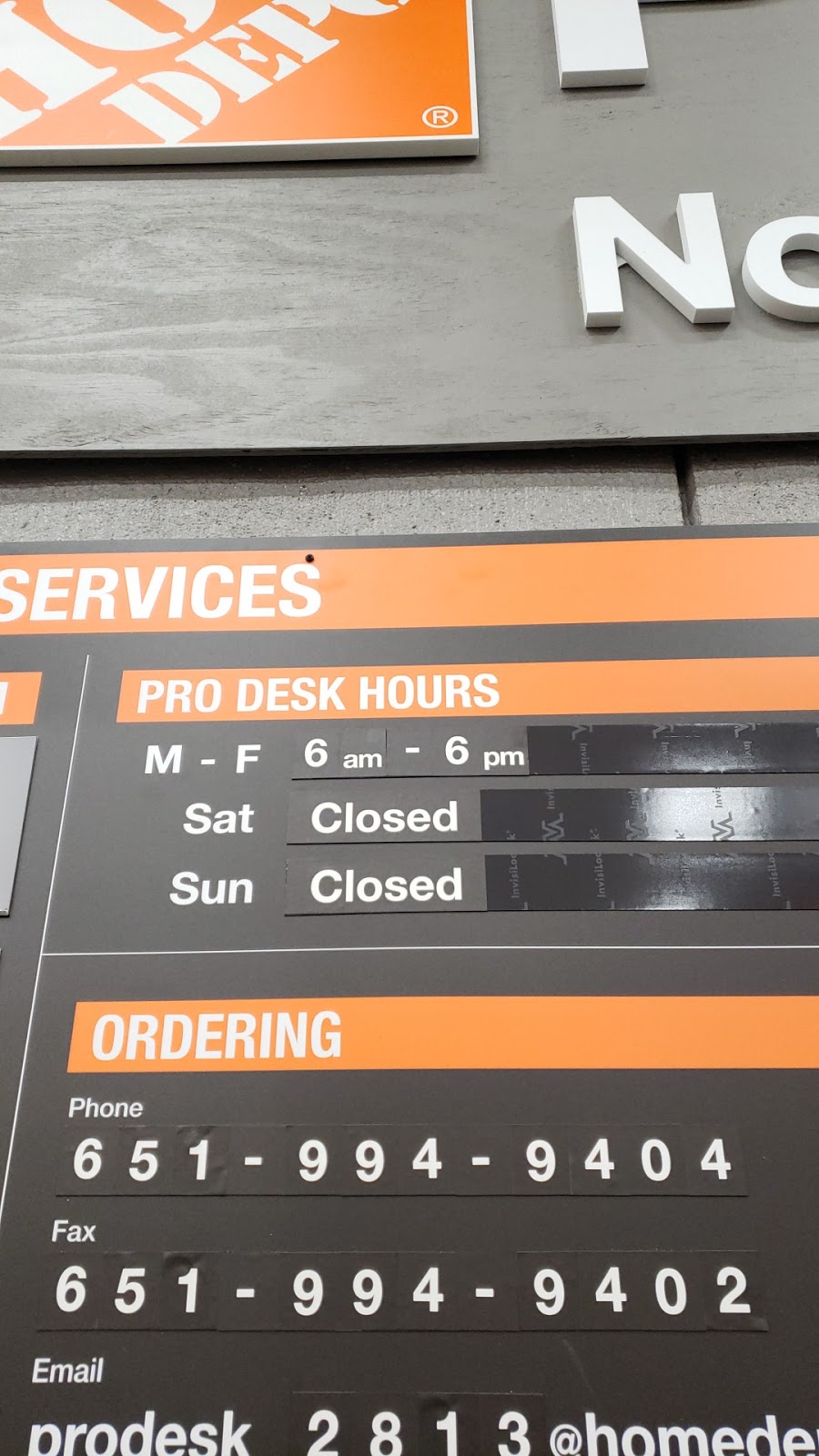 Pro Desk at The Home Depot | 3220 Denmark Ave, Eagan, MN 55121, USA | Phone: (651) 994-9404