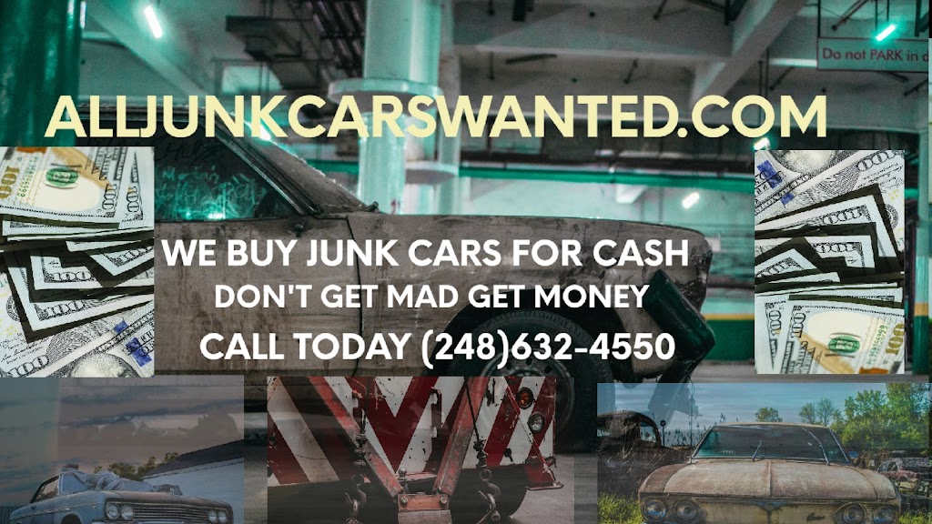 All Junk Cars Wanted .com | 83 W Evelyn Ave, Hazel Park, MI 48030, USA | Phone: (248) 632-4550