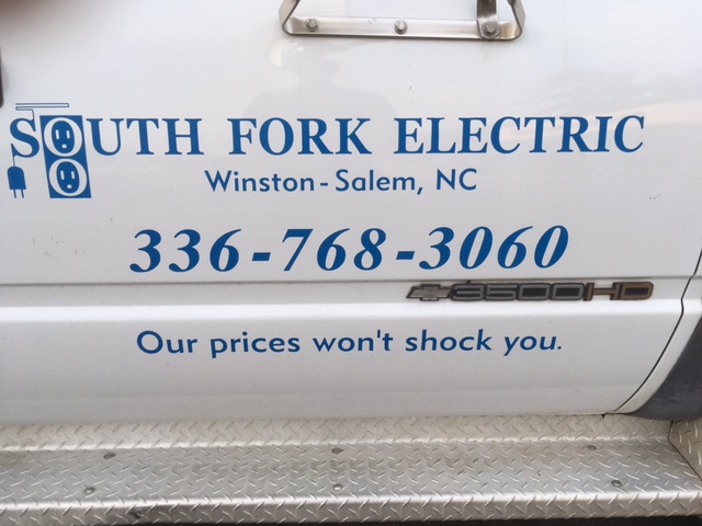 South Fork Electric Inc | 3909 Country Club Rd, Winston-Salem, NC 27104, USA | Phone: (336) 768-3060
