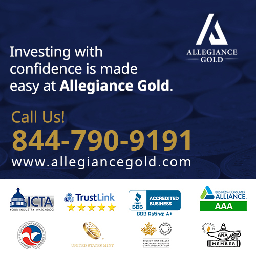 Allegiance Gold, LLC | 8407 Fallbrook Ave Suite #270, West Hills, CA 91304, USA | Phone: (844) 790-9191