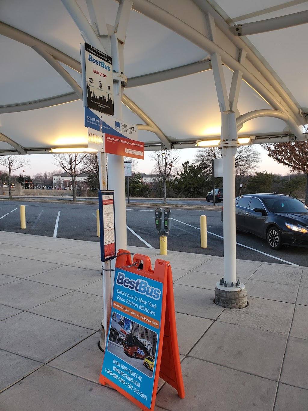 Bestbus | Vienna Station & Bus Bay H, Fairfax, VA 22031, USA | Phone: (888) 888-3269