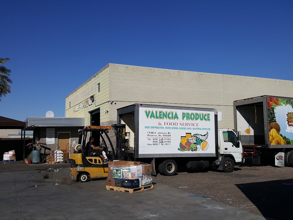 Valencia Produce Inc | 1738 E Jackson St, Phoenix, AZ 85034, USA | Phone: (602) 749-0725
