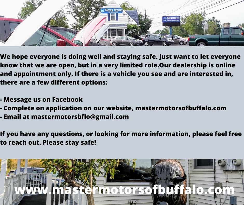 Master Motors of Buffalo | 6575 S Transit Rd, Lockport, NY 14094, USA | Phone: (716) 204-0111