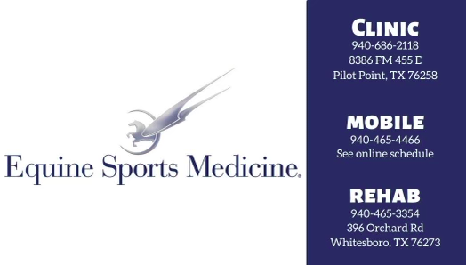 Equine Sports Medicine, LLC | 8386 Farm to Market 455 E, Pilot Point, TX 76258, USA | Phone: (940) 465-4466