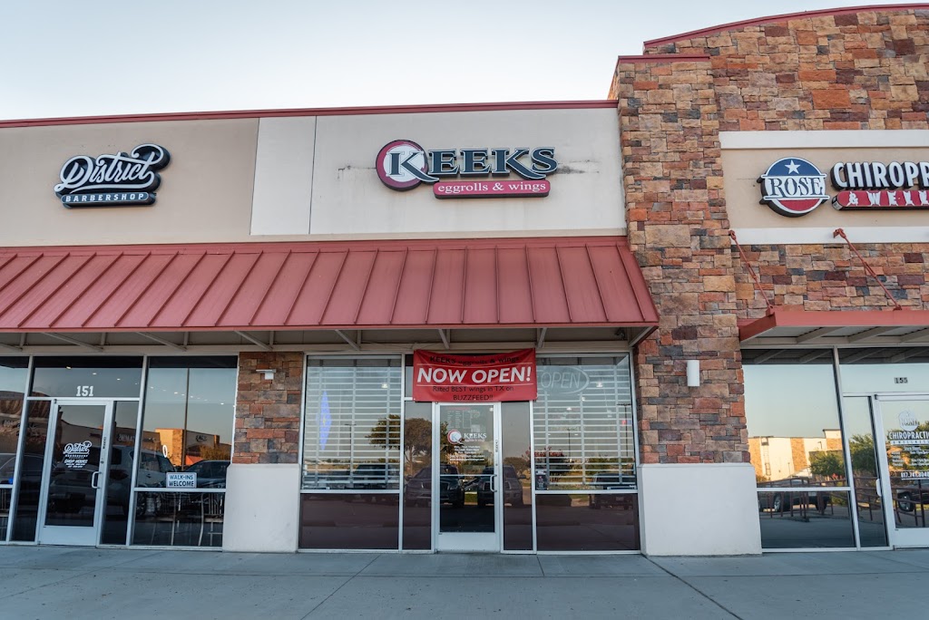 KEEKS Eggrolls & Wings | 3529 Heritage Trace Pkwy #153, Fort Worth, TX 76244, USA | Phone: (817) 849-2882