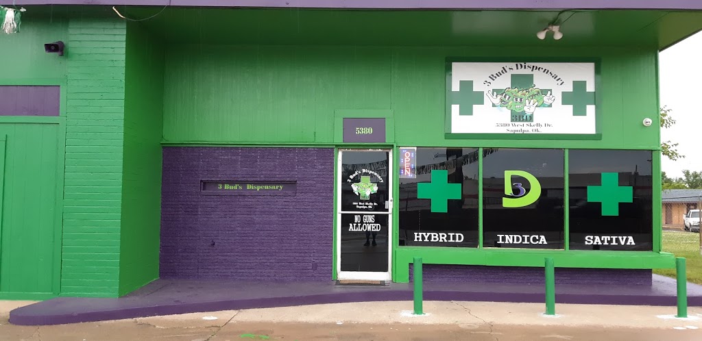 3 Buds Dispensary | 5380 W Skelly Dr, Tulsa, OK 74107, USA | Phone: (918) 921-3533