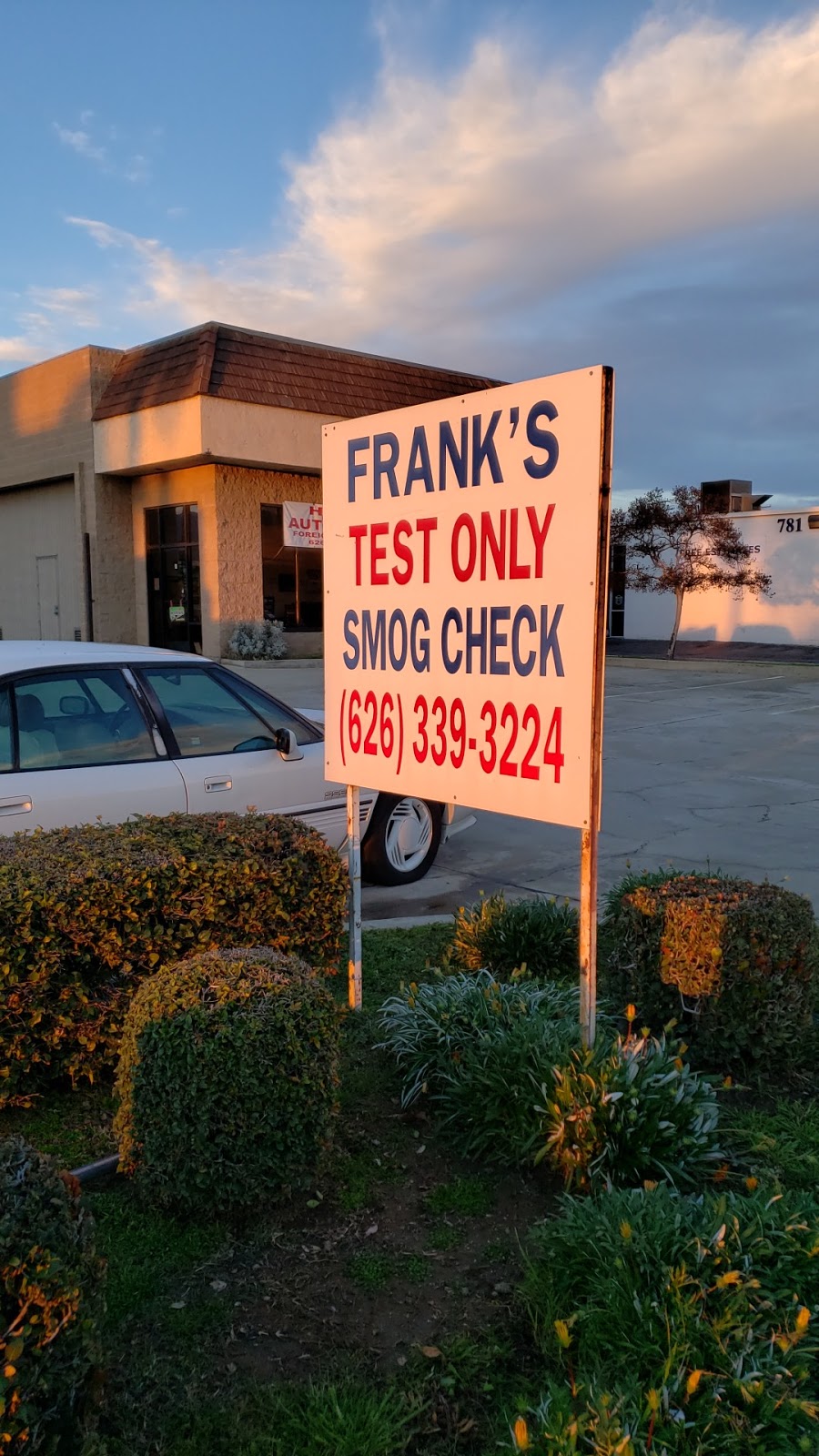 Franks Test Only | 775 E San Bernardino Rd, Covina, CA 91723 | Phone: (626) 339-3224