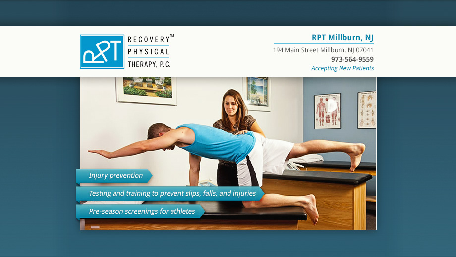 Recovery Physical Therapy- Millburn | 194 Main St, Millburn, NJ 07041, USA | Phone: (973) 564-9559