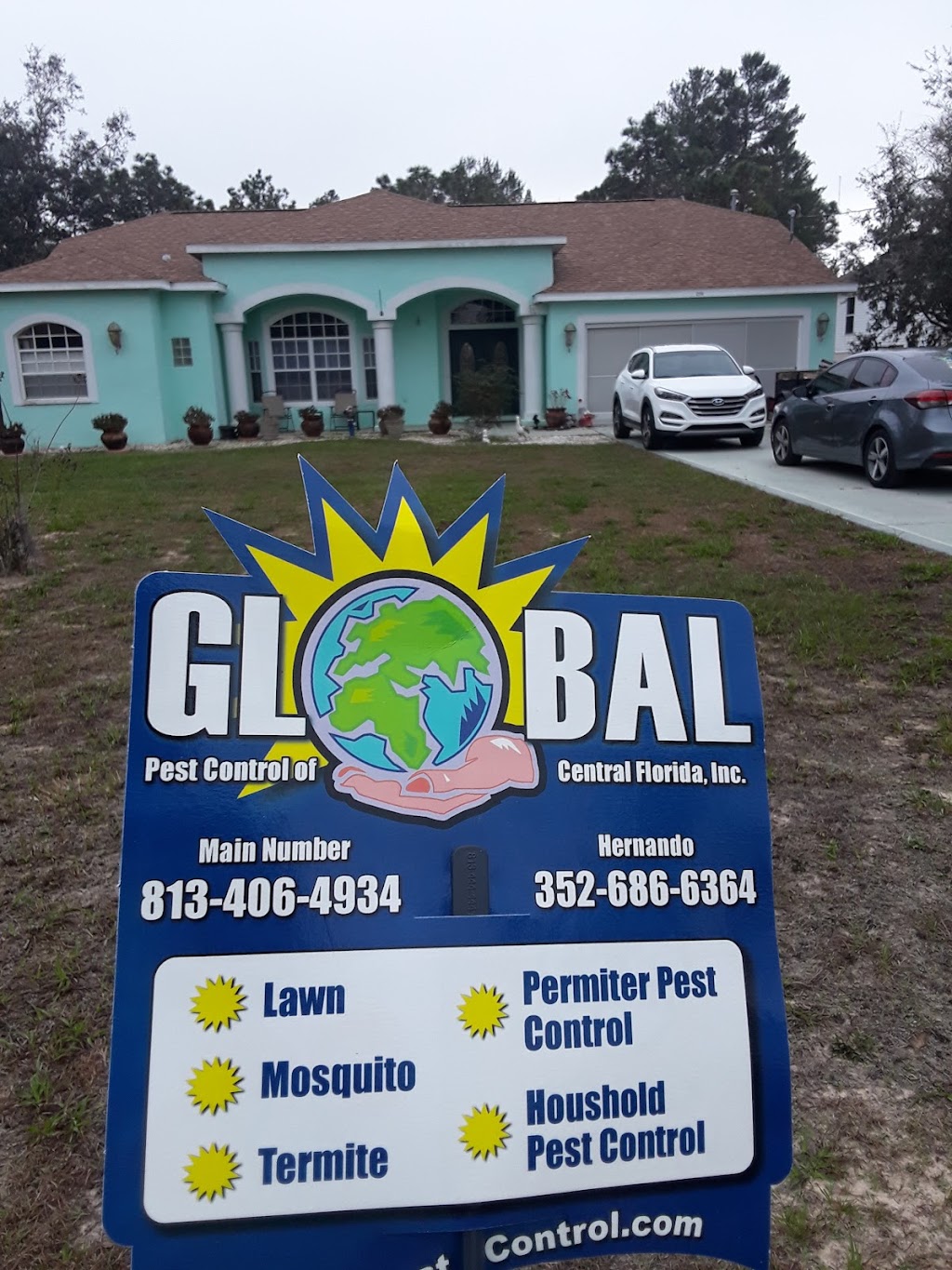 Global Pest Control Of Central Florida, Inc | 10474 Nicasio Rd, Brooksville, FL 34613, USA | Phone: (352) 686-6364