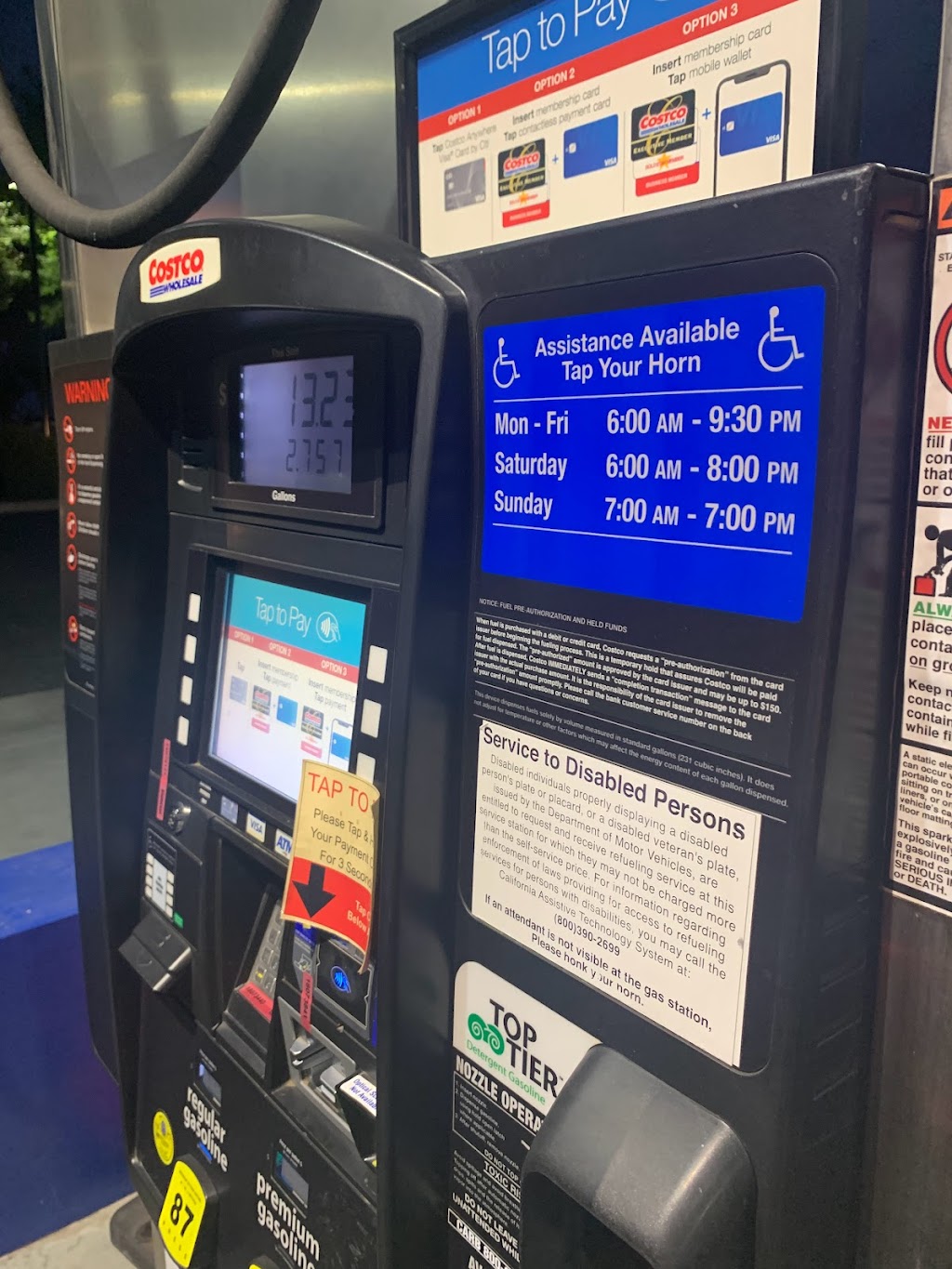 Costco Gas Station | 2299 Bronze Star Dr, Woodland, CA 95776, USA | Phone: (530) 406-2120