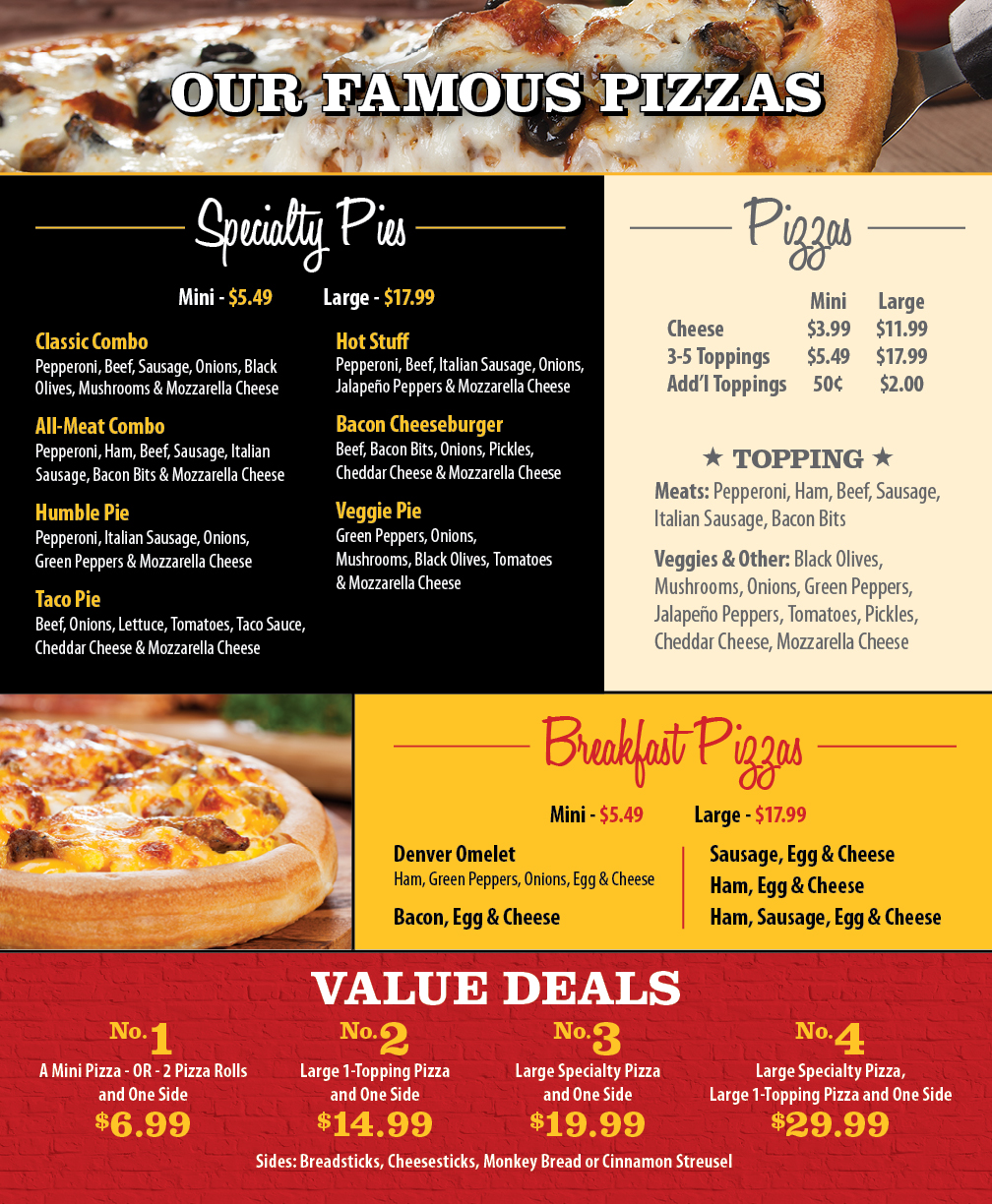 Godfathers Pizza Express | 1961 Lincoln Hwy, Missouri Valley, IA 51555, USA | Phone: (712) 642-8577