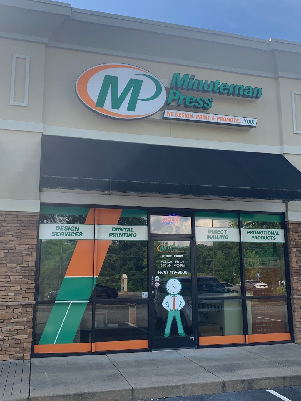 Minuteman Press Of Alpharetta | 6300 Atlanta Hwy #102, Alpharetta, GA 30004, USA | Phone: (470) 719-9806