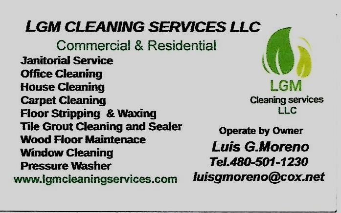 LGM Cleaning Services LLC | Ce, C St, Mesa, AZ 85201, USA | Phone: (480) 501-1230