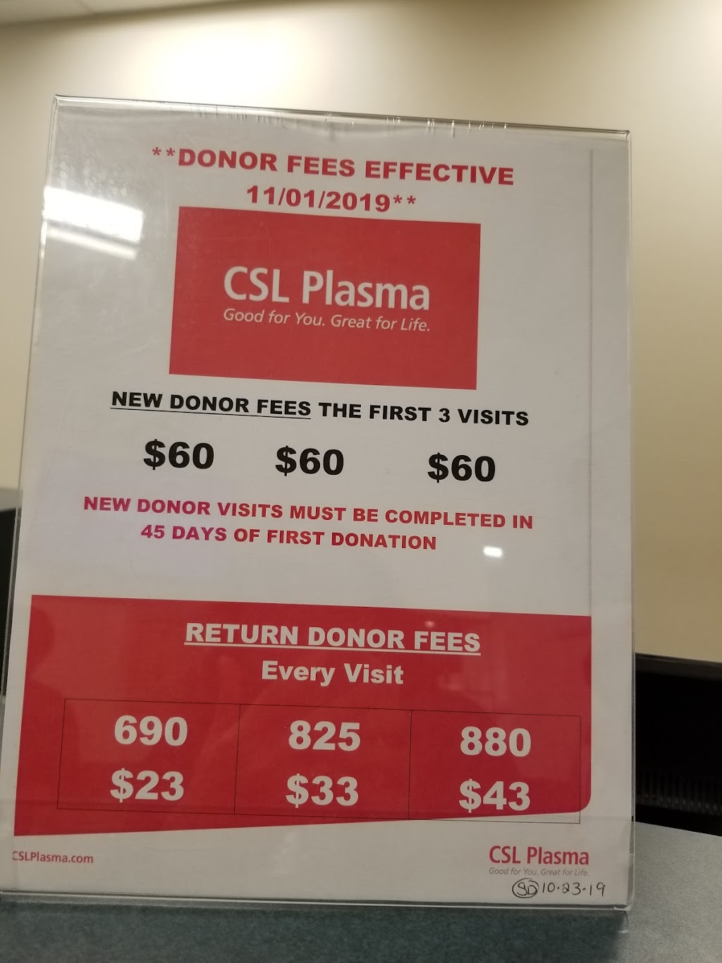 CSL Plasma | 43552 Van Dyke Ave, Sterling Heights, MI 48314, USA | Phone: (586) 933-1513