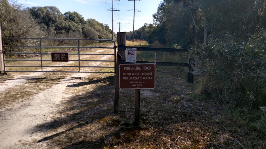 Myakka River State Park Powerline Road Trailhead | 13208 State Rd 72, Sarasota, FL 34241, USA | Phone: (941) 361-6511