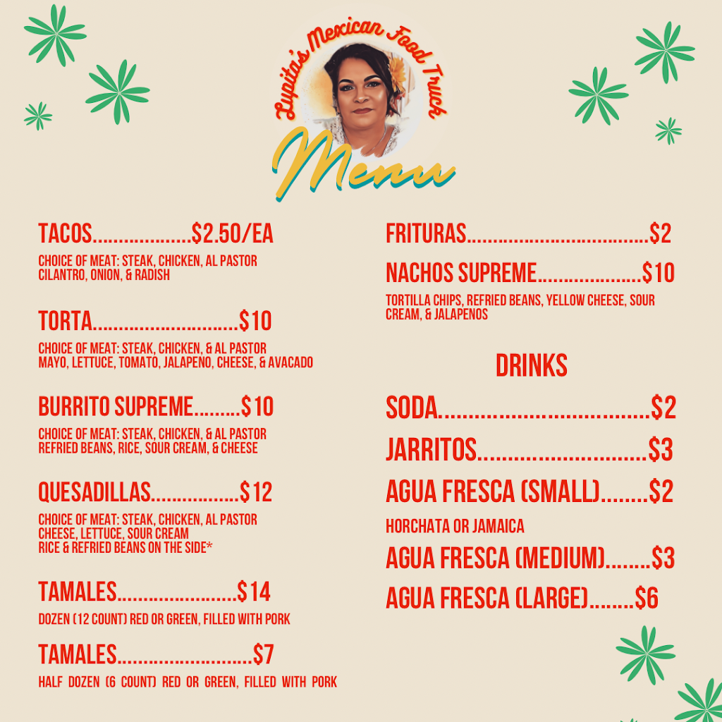 Lupita’s Mexican Food Truck | 261 GAR Hwy, Ligonier, IN 46767 | Phone: (260) 221-4370