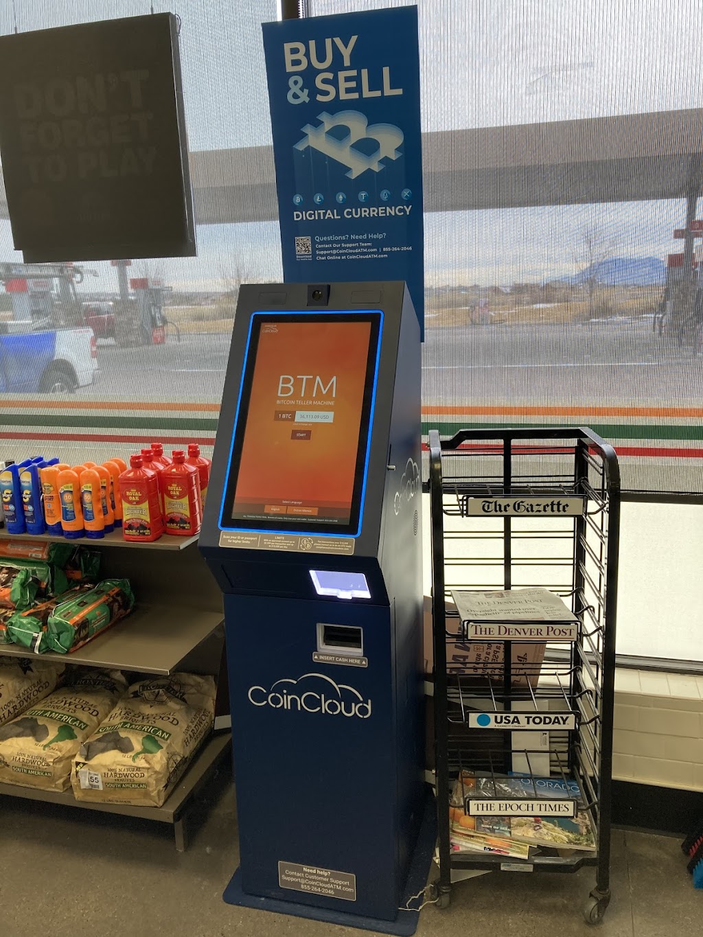 Coin Cloud Bitcoin ATM | 2650 North Gate Blvd, Colorado Springs, CO 80921 | Phone: (702) 553-3531