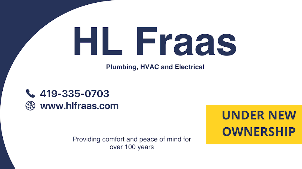 HL Fraas Plumbing, Heating & Electrical | 8110 OH-108, Wauseon, OH 43567, USA | Phone: (419) 335-0703