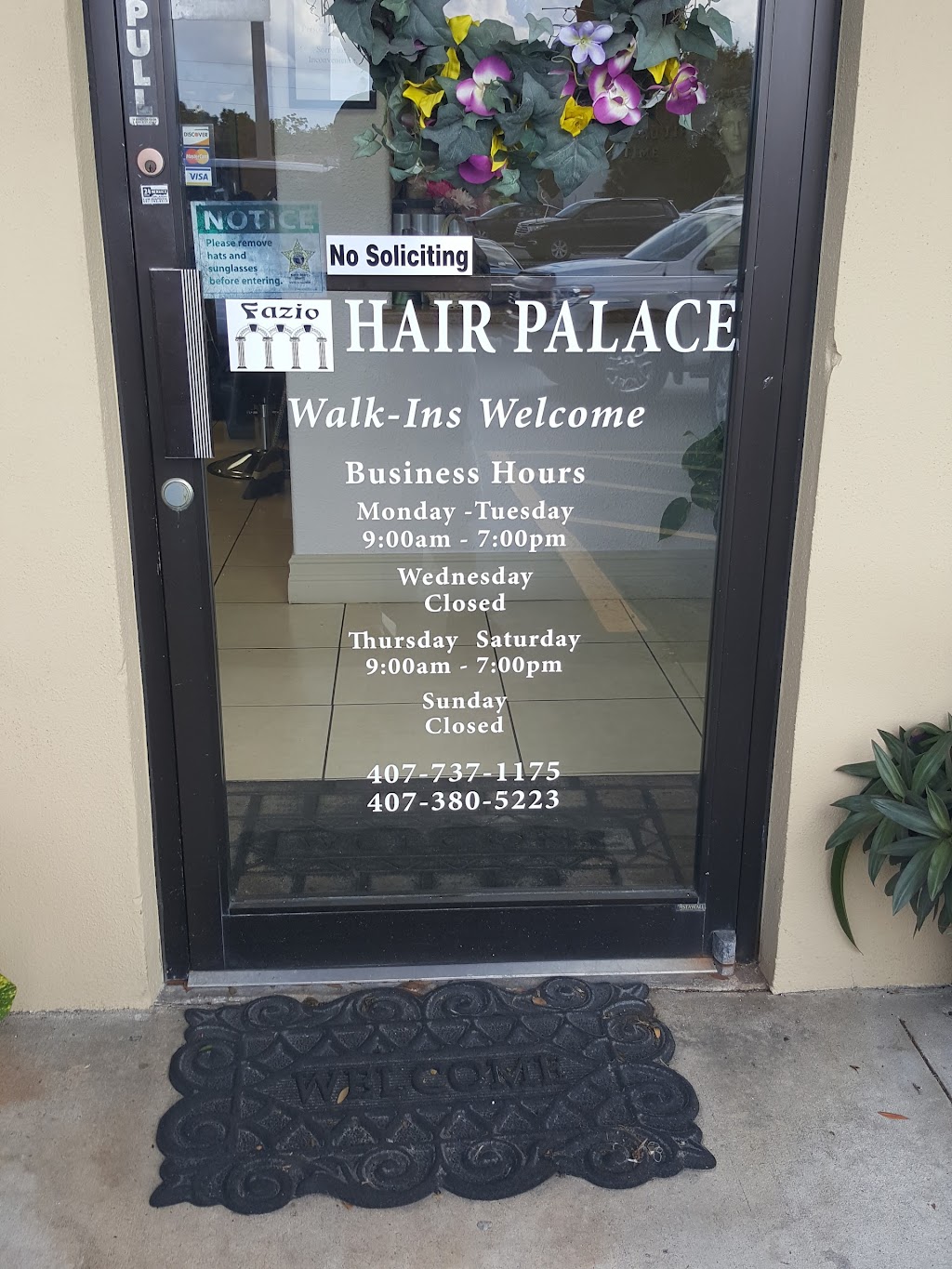 Fazio Hair Palace | 7314 E Colonial Dr, Orlando, FL 32807, USA | Phone: (407) 737-1175
