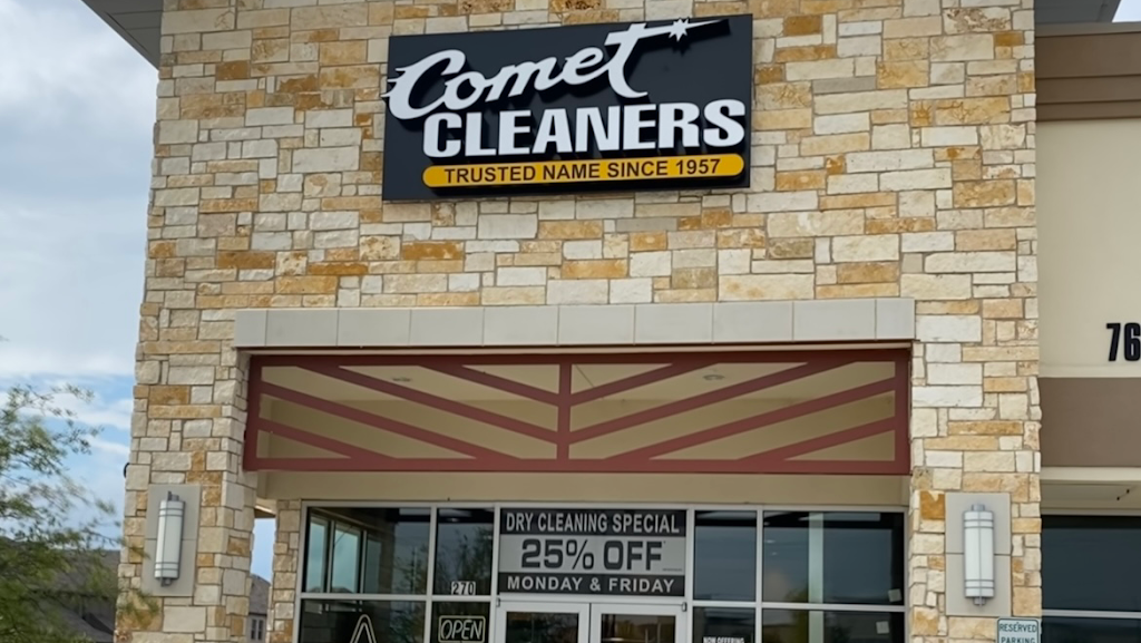 Comet Cleaners | 7650 Stacy Rd Suite 270, McKinney, TX 75070, USA | Phone: (214) 592-0822