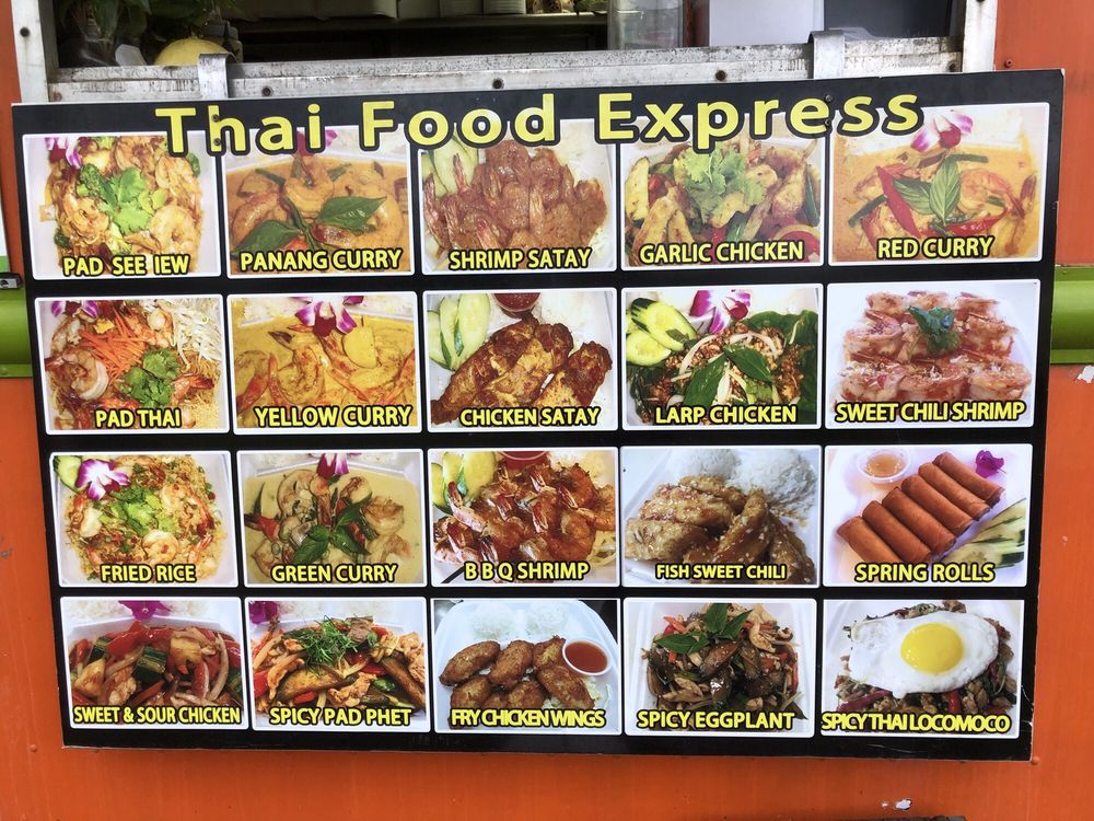 Thai Food Truck Express - Punaluu | 53-534 Kamehameha Hwy, Hauula, HI 96717, USA | Phone: (808) 308-4392