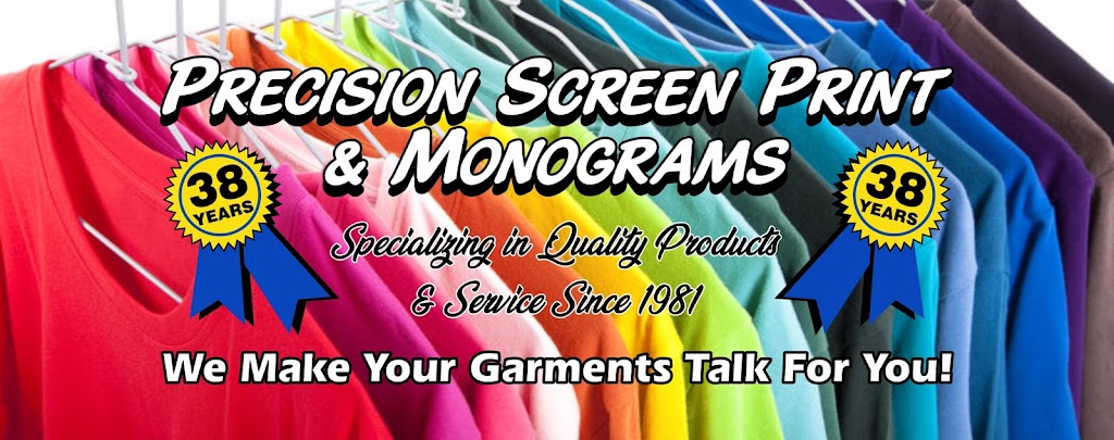 Precision Screen Print & Monograms | 343 Technology Dr # 2103, Garner, NC 27529, USA | Phone: (919) 772-5504