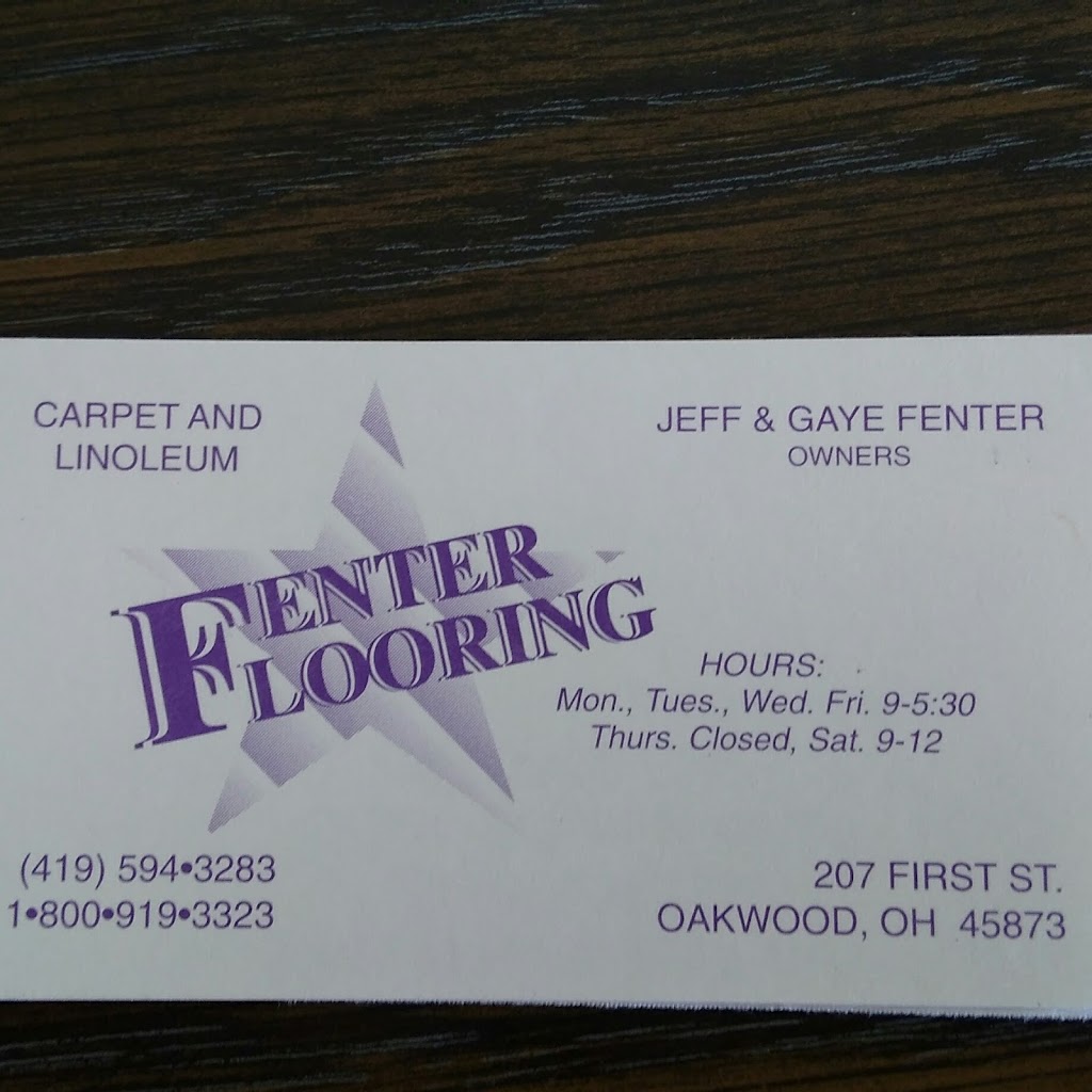 Fenter Flooring | 207 N 1st St, Oakwood, OH 45873, USA | Phone: (419) 594-3283