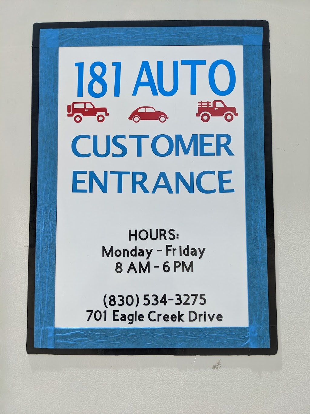 181 Auto | 701 Eagle Creek Dr, Floresville, TX 78114, USA | Phone: (830) 534-3275