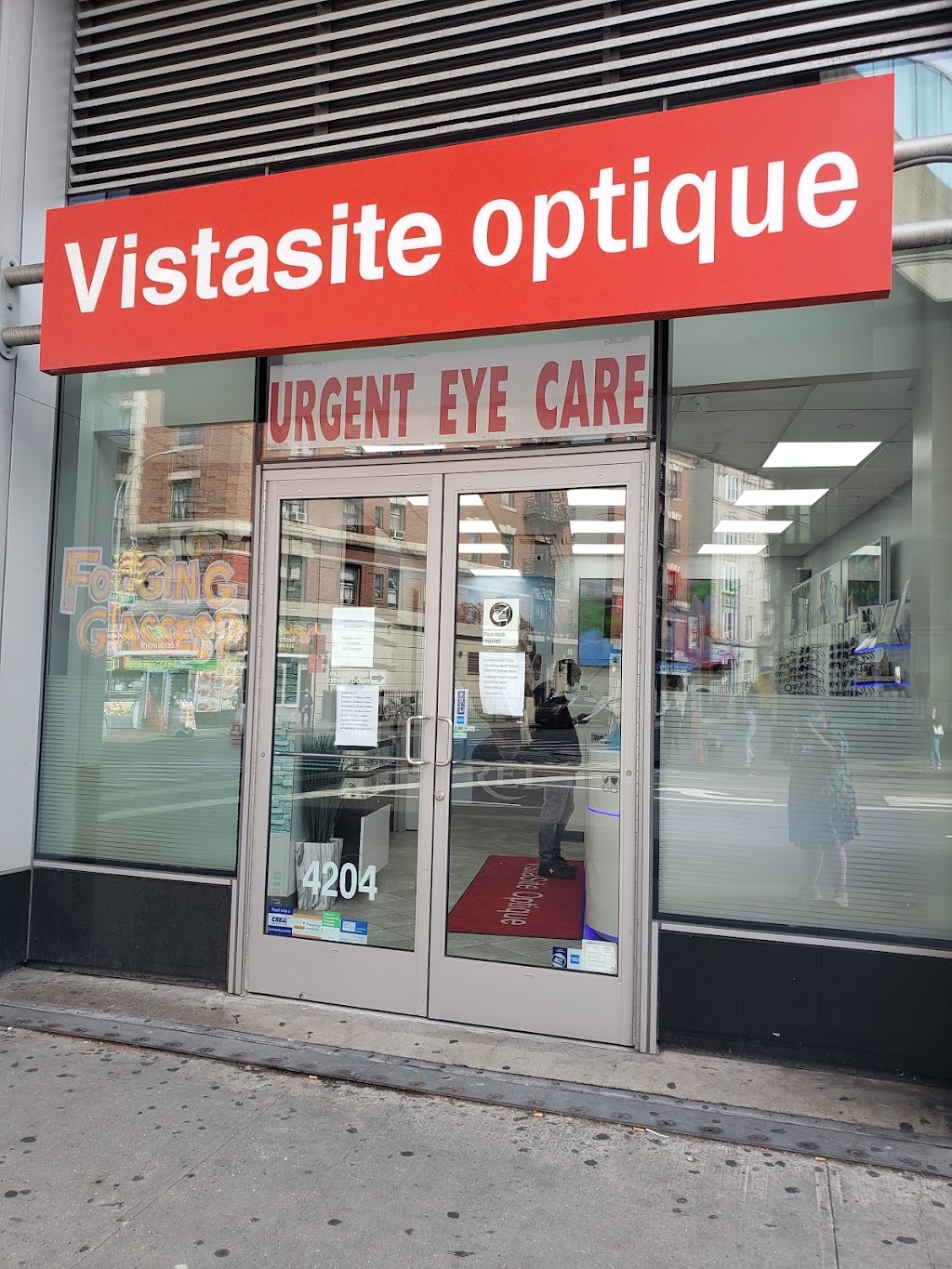 VistaSite Eye Care | 4204 Broadway, New York, NY 10033, USA | Phone: (917) 300-1254