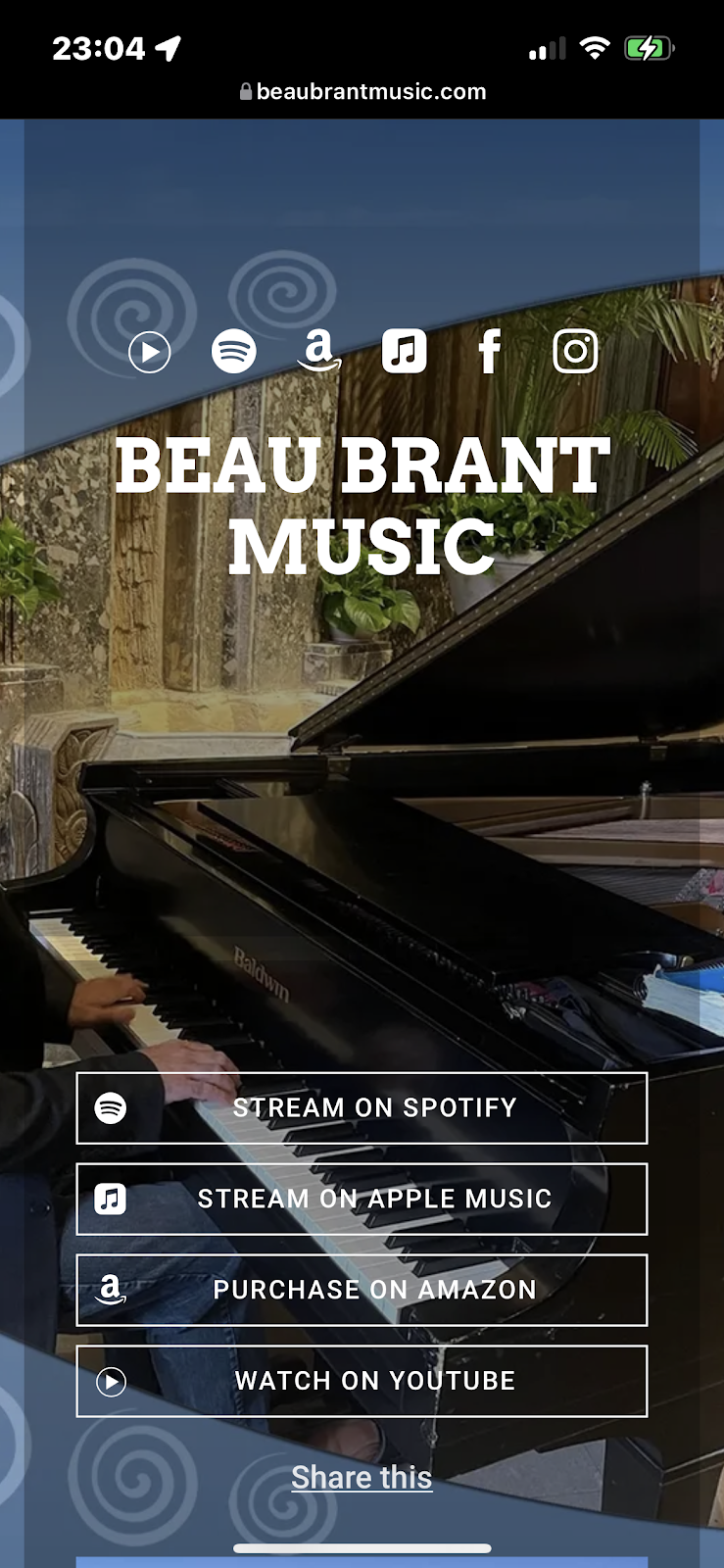 BeauBrantmusic.com | 2215 Marlin Way, Castle Rock, CO 80109, USA | Phone: (720) 838-9510