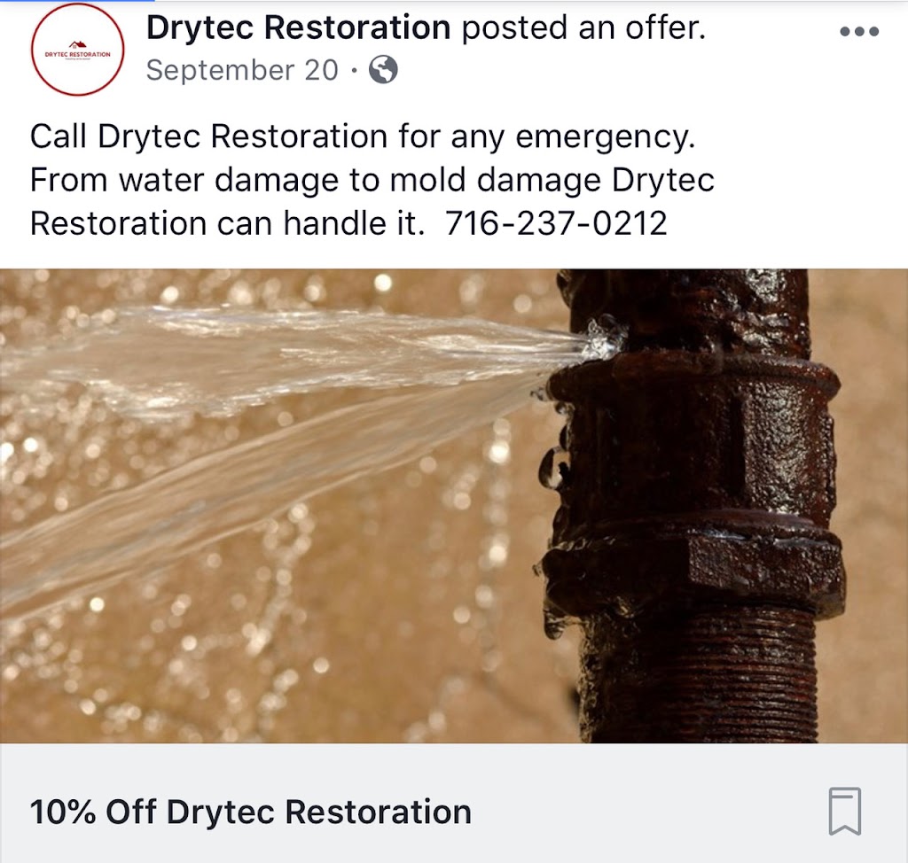 Drytec Restoration and Carpet Cleaning | 3695 Lake Shore Dr E, Dunkirk, NY 14048, USA | Phone: (716) 237-0212