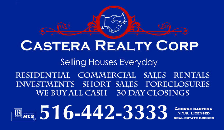 Castera Realty Corp | 102 Woodcleft Ave, Freeport, NY 11520, USA | Phone: (516) 442-3333