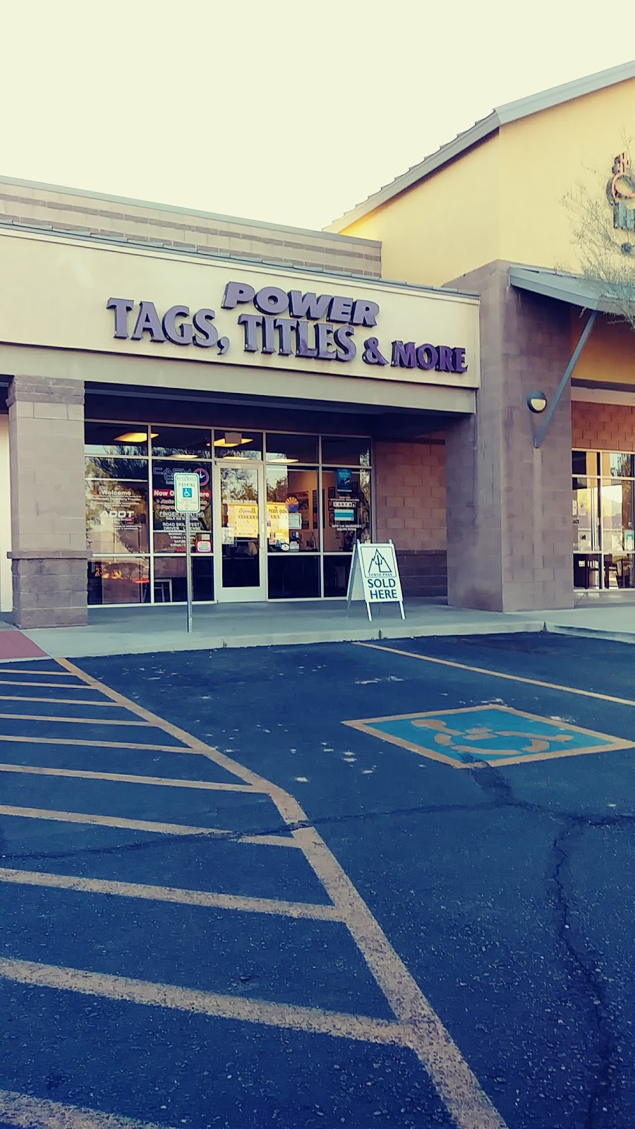 Power Tags Titles & More | 3125 W Hunt Hwy, San Tan Valley, AZ 85142, USA | Phone: (480) 677-3132