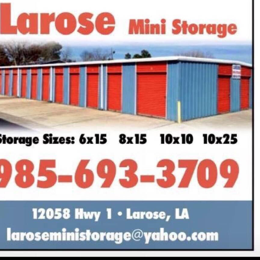 Larose Mini Storage | 12058 LA-1, Larose, LA 70373, USA | Phone: (985) 693-3709