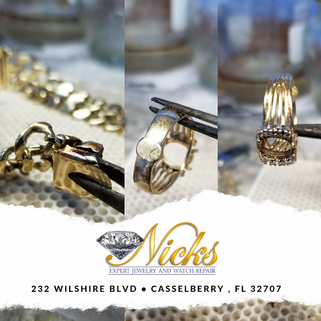 Nicks Expert Jewelry & Watch Repair | 232 Wilshire Blvd, Casselberry, FL 32707, USA | Phone: (407) 928-5188