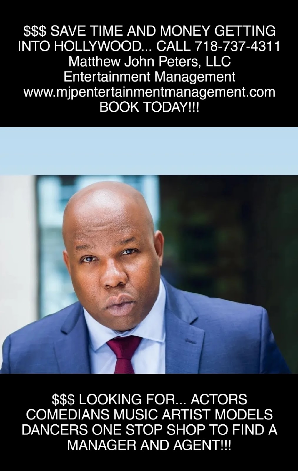Matthew John Peters, LLC Entertainment Management | 187 Wolf Rd #101, Albany, NY 12205, USA | Phone: (718) 737-4311