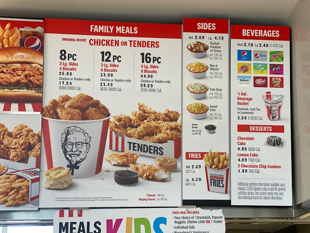 KFC | 109 Glover Dr, Mt Orab, OH 45154, USA | Phone: (513) 991-8609