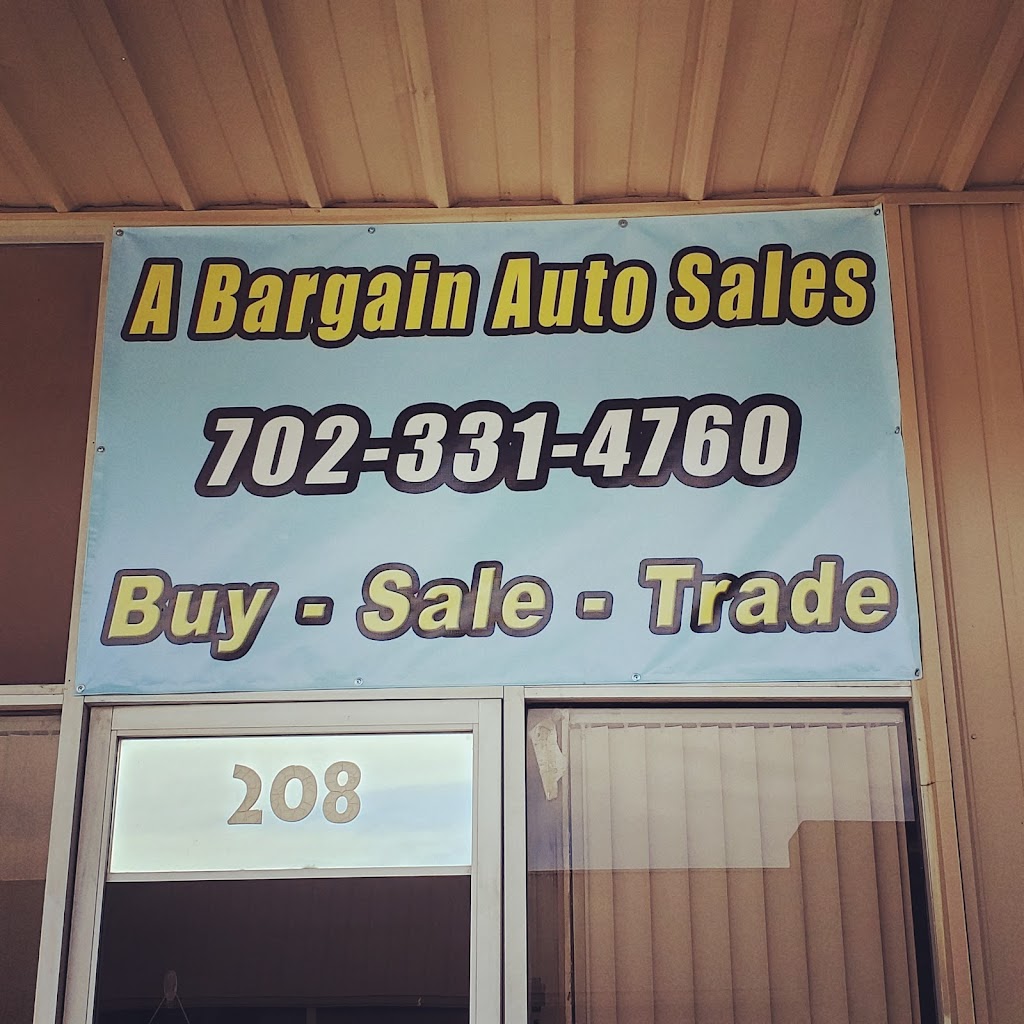 A Bargain Auto Sales | 5115 Dean Martin Dr # 208, Las Vegas, NV 89118, USA | Phone: (702) 331-4760