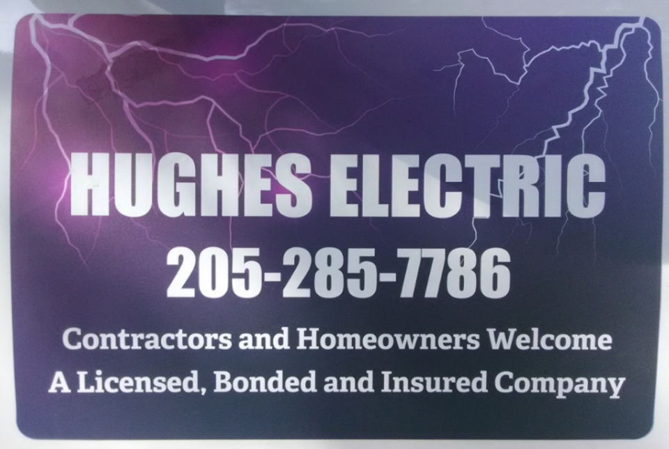 Hughes Electric | 8031 Bradford Rd, Pinson, AL 35126, USA | Phone: (205) 285-7786