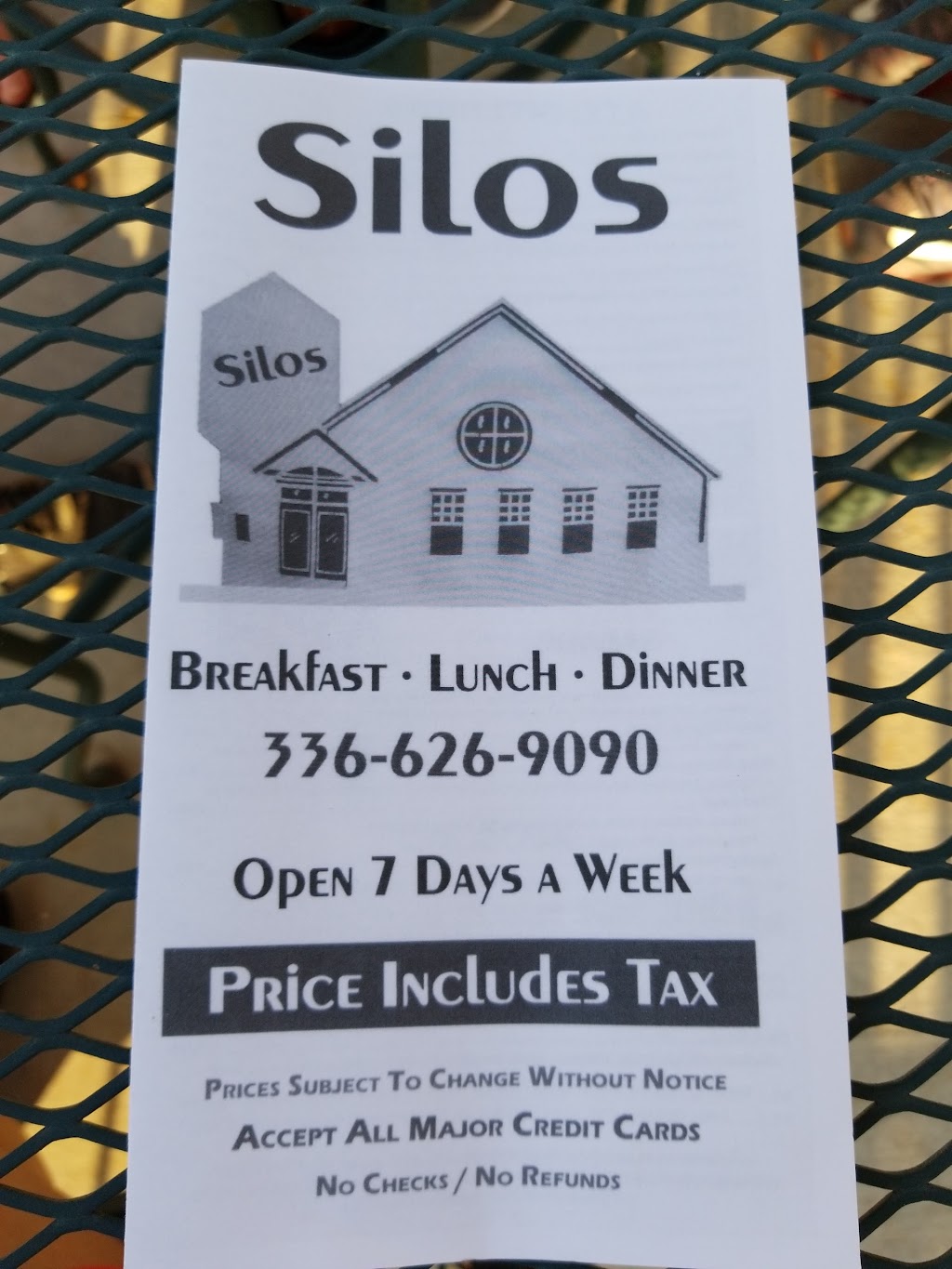 Silos Family Restaurant | 3219 Old North Carolina Hwy 49, Asheboro, NC 27205, USA | Phone: (336) 626-9090