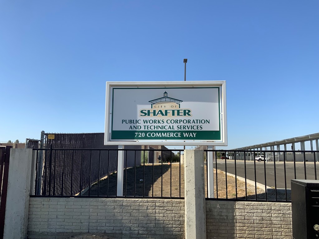 City of Shafter Corporation Yard | 720 Commerce Way, Shafter, CA 93263, USA | Phone: (661) 746-5002