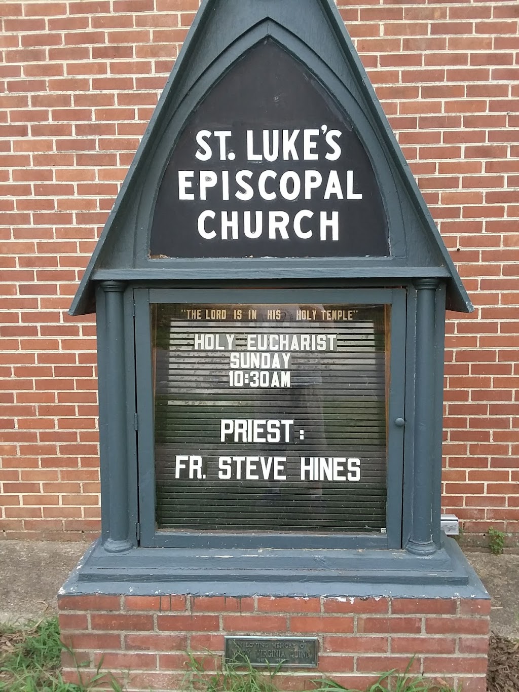 St Lukes Episcopal Church | 315 N Cedar St, Lincolnton, NC 28092, USA | Phone: (704) 240-3332