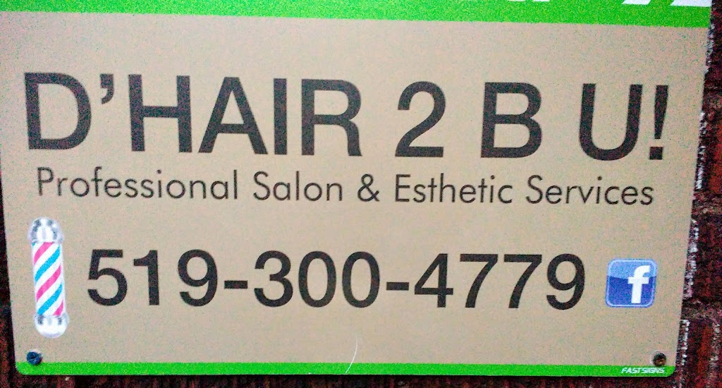 DHAIR 2 B U! | 830 Pillette Rd, Windsor, ON N8Y 3B5, Canada | Phone: (519) 300-4779