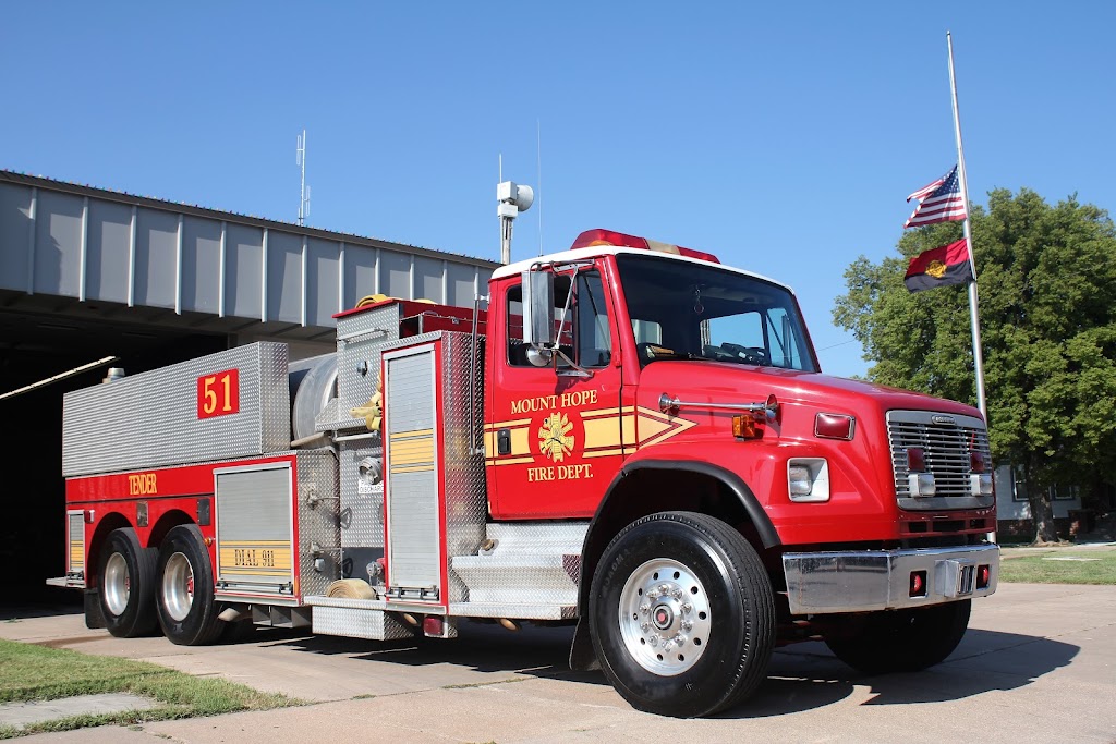 Mt Hope Fire Department and EMS | 124 E Main St, Mt Hope, KS 67108, USA | Phone: (316) 667-2511