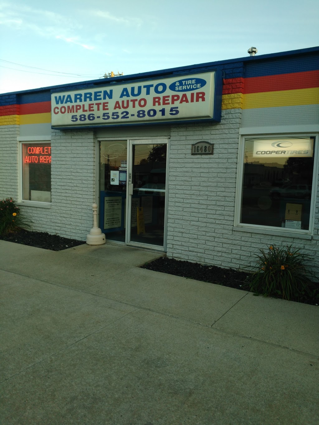 Warren Auto & Tire Services | 16480 E Thirteen Mile Rd, Roseville, MI 48066, USA | Phone: (586) 552-8015