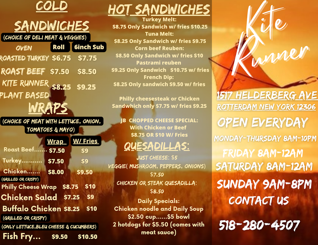 Kite Runner Grocery & Grill | 1517 Helderberg Ave, Schenectady, NY 12306, USA | Phone: (518) 280-4507