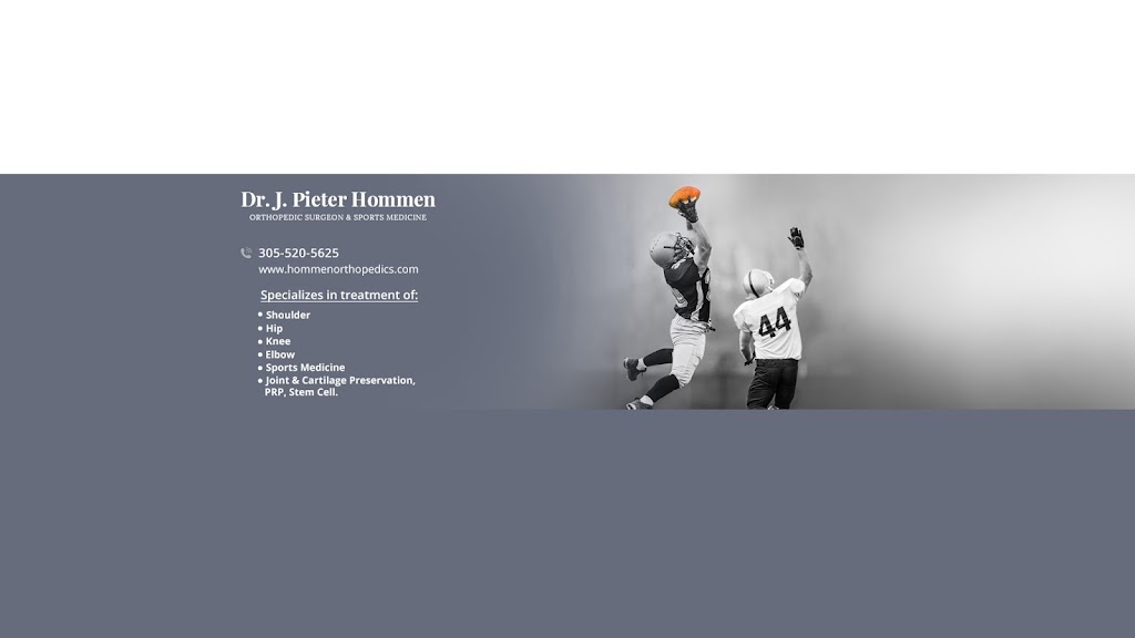 Dr. Pieter Hommen | 7800 SW 87th Ave Suite A110, Miami, FL 33173, USA | Phone: (305) 520-5625